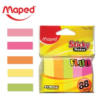 Maped สติ๊กโน๊ต NEON 5 สี / 88Sheets / 15x50 มม. (จำนวน 1 ชิ้น)