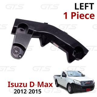 ตัวยึดกันชน พลาสติกยึดกันชนหน้า ตัวเตี้ย สีดำเงา สำหรับ Isuzu D-Max Spark Cab 2WD Pick Up ปี 2012-2015