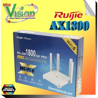 WIFI ROUTER (เราเตอร์) RUIJIE RG-EW1800GX PRO 1800M WIFI-6 DUAL-BAND GIGABIT (( MESH )) ROUTER (RG-EW1800GX PRO)