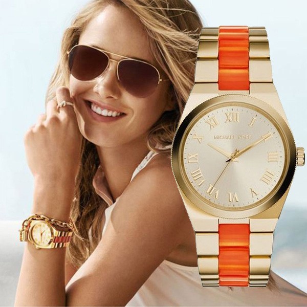(ของแท้) Michael Kors ผู้หญิง แฟชั่น หรูหรา นาฬิกา MK6122 MK6151 MK6152 ...