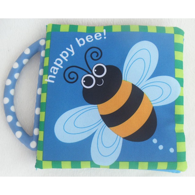 fujitoys.shop CH323 ของเล่นผ้าหนังสือผ้าHappy bee