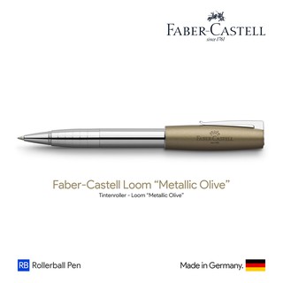 Faber-Castell Loom "Metallic Olive" Rollerball Pen - ปากกาโรลเลอร์บอลล์ฟาเบอร์คาสเทล ลูม รุ่นเมทัลลิค สีเขียวมะกอก