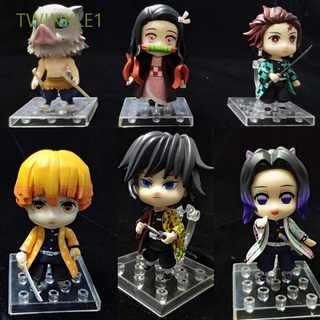 [COD] PVC Anime Demon Slayer Demon Blade Toy Figures Action Figure Toys Shinobu Agatsuma Collection Doll Doll Ornaments Kimetsu no   Yaiba Kochou Figurine Model