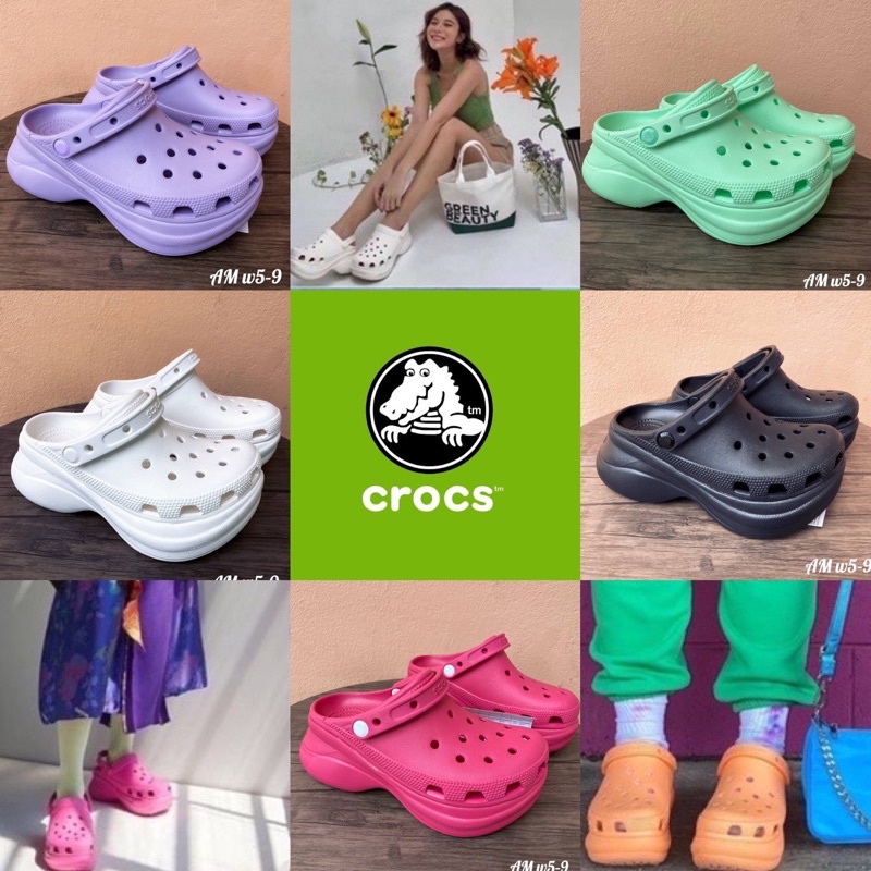 Crocs Classic Bae Clog  สูง 7 cm🐻 #crocs #CrocsClassicBae #รองเท้าเพื่อสุขภาพ