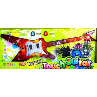 T.P. TOYS TOUCH GUITAR กีตาร์เด็ก ใส่ถ่านมีไฟ เสียงกีตาร์จริง