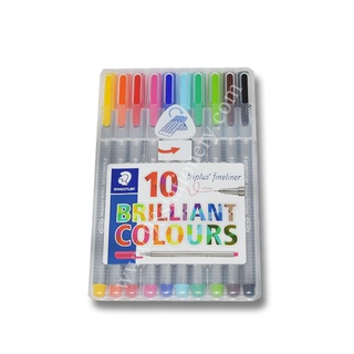 ปากกา STAEDTLER triplus 334SB10 10 สี