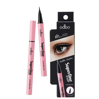 ODBO Superfine Sharp Eyeliner Pen ON.OD361 โอดีบีโอ ซุปเปอร์ไฟน์ ชาร์ป อายไลนเนอ์ หัวพู่กัน 3ml.