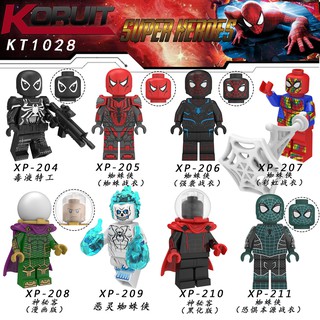 เลโก้จีน  XP 204-211 (Kt 1028) ชุด Super Heroes  (สินค้ามือ 1 ไม่มีกล่อง)