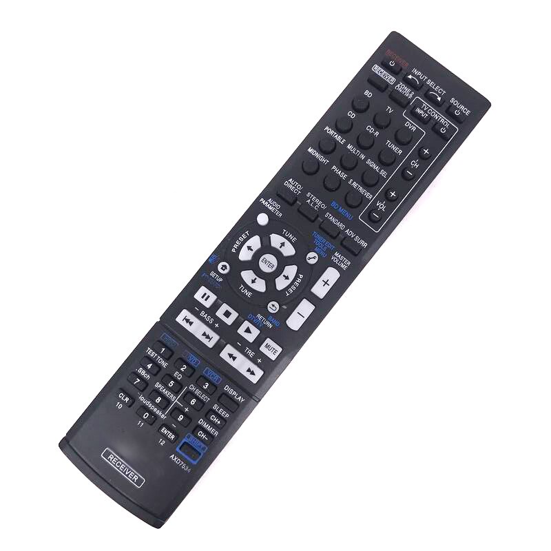 ใหม่เปลี่ยนรีโมทคอนโทรลสําหรับ Pioneer AXD7534 AXD7568 AXD7584 AXD7586 AXD7623 เครื่องขยายเสียงวิดีโอ AV Receiver controller
