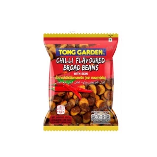 Tonggarden ถั่วปากอ้ามีเปลือกรสพริก 120 กรัม (แบบแพ็ค)