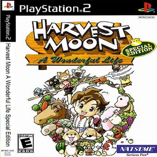 แผ่นเกมส์ PS2 (คุณภาพ) (ส่งไว)  Harvest Moon  A Wonderful Life