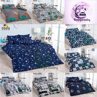 TOTO ผ้าปูที่นอน (ไม่รวมผ้านวม) TT 668 - 675 3.5 , 5 , 6 ฟุต โตโต้ wonderful bedding 668 669 670 671 672 673 674 675