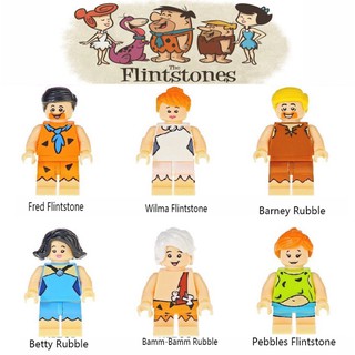 บล๊อคตัวต่อ Flinstone (SET 8 PCS) ไม่มีกล่อง POC0120