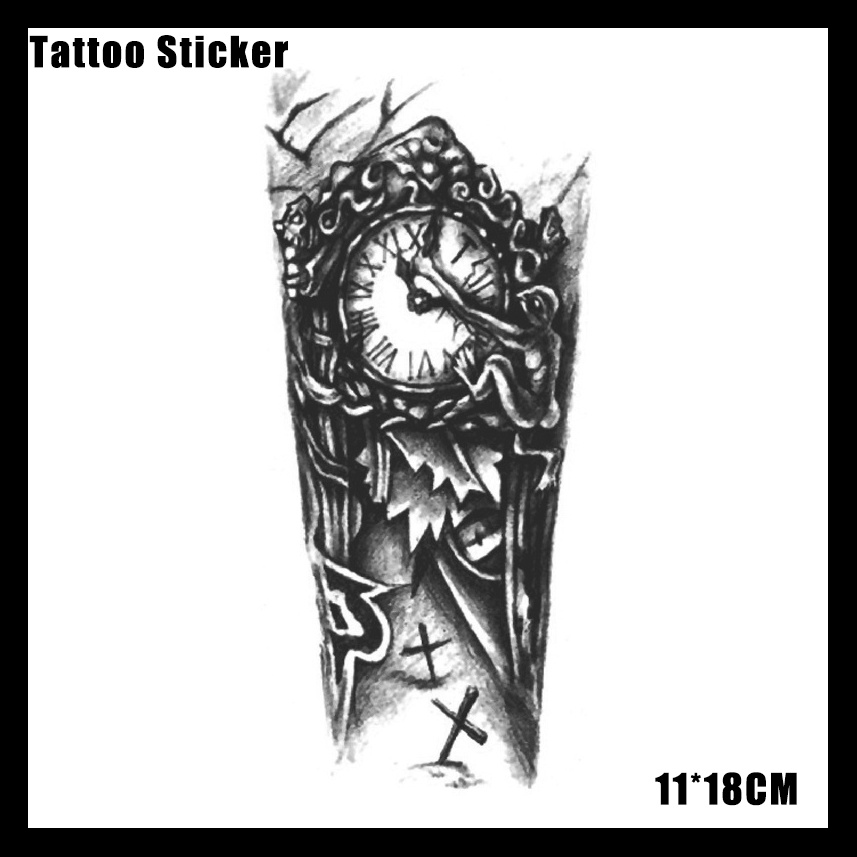 MOONMagic Tattoo Sticker กันน้ําติดทนนานสําหรับ Man Fake Tattoo รอยสักชั่วคราว