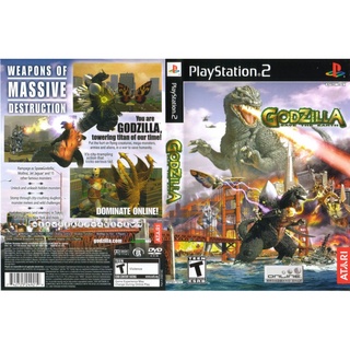 แผ่นเกมส์ PS2 Godzilla Save the Earth   คุณภาพ ส่งไว (DVD)