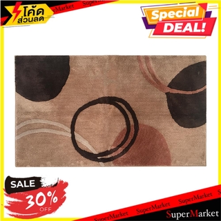 พรม HOME L&amp;S SWIRL 90X150 ซม. สีเบจ พรมภายใน RUG HOME L&amp;S SWIRL 90X150CM BEIGE