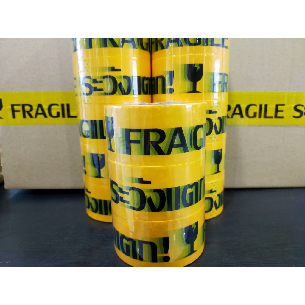 เทประวังเเตก กว้าง 2 นิ้ว ขนาด 45 หลา หนา 45 ไมครอน (1 ม้วน) - รูปที่ 3