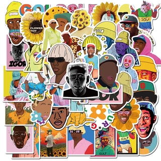 Rapper Tyler The Creator Stickers 50Pcs/Set Rapper Waterproof Stickers  Decal for Toys