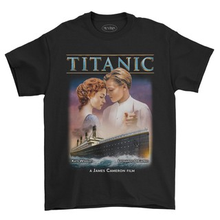 เสื้อยืดแขนสั้น พิมพ์ลายภาพยนตร์ Titanic VINTAGE 01S-5XL