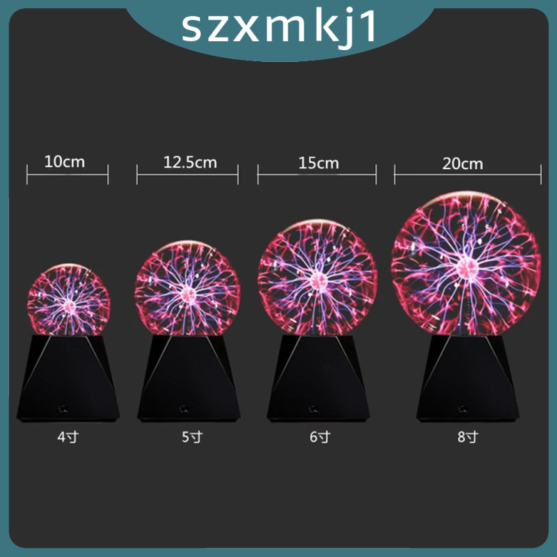 โคมไฟทรงกลมคริสตัลขับเคลื่อน ยูเอสบี 8 นิ้ว