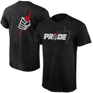 เสื้อยืดคอกลมเสื้อยืดแขนสั้น ผ้าฝ้าย พิมพ์ลาย MMA Mixed Martial Arts Fanatics Brand UFC Warrior PRIDE สีดํา สําหรับผู้ชา