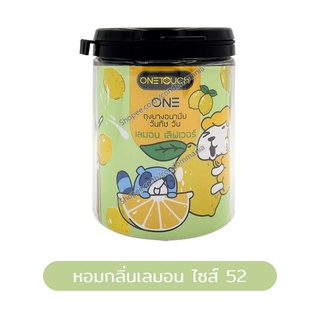 One Touch Lemon Lover ถุงยางอนามัยวันทัช เลมอน เลิฟเวอร์ 1 กระปุก