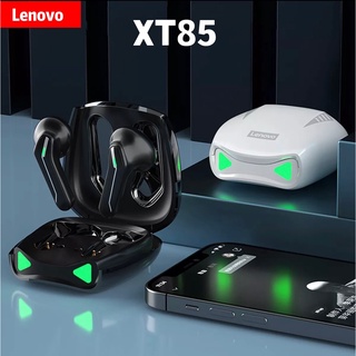 Lenovo XT85 True หูฟังบลูทูธไร้สาย มีไฟ LED✨✨✨แถมฟรีที่วางมือถือ ความล่าช้าต่ํา ควบคุมแบบสัมผัส สําหรับเล่นเกม