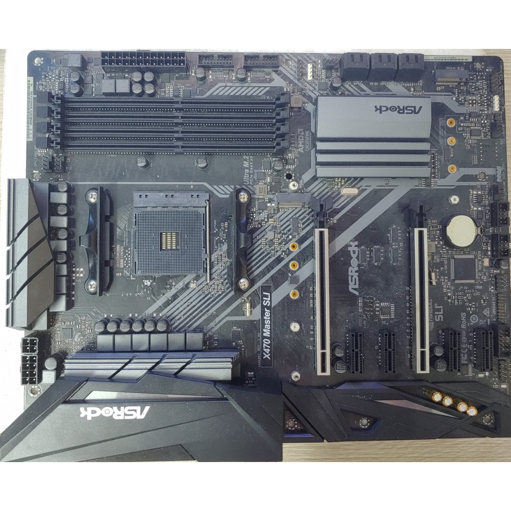 เมนบอร์ด Asrock X470 Master SLI.
