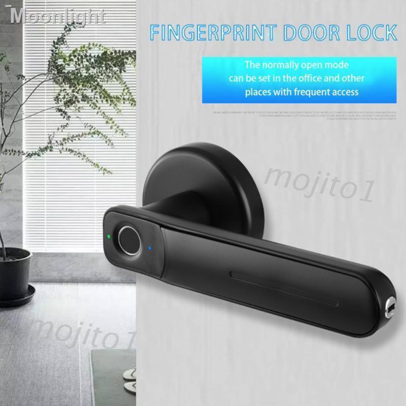 ┅☎♙With Keys Home Office Smart Biometric Fingerprint Door Lock Semiconductor2021 ทันสมัยที่สุด