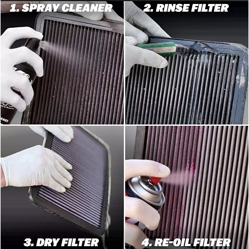 KN น้ำยาเคลือบกรองอากาศ 990516 (กระป๋องใหญ่) 12.25 oZ. (347 กรัม) KN