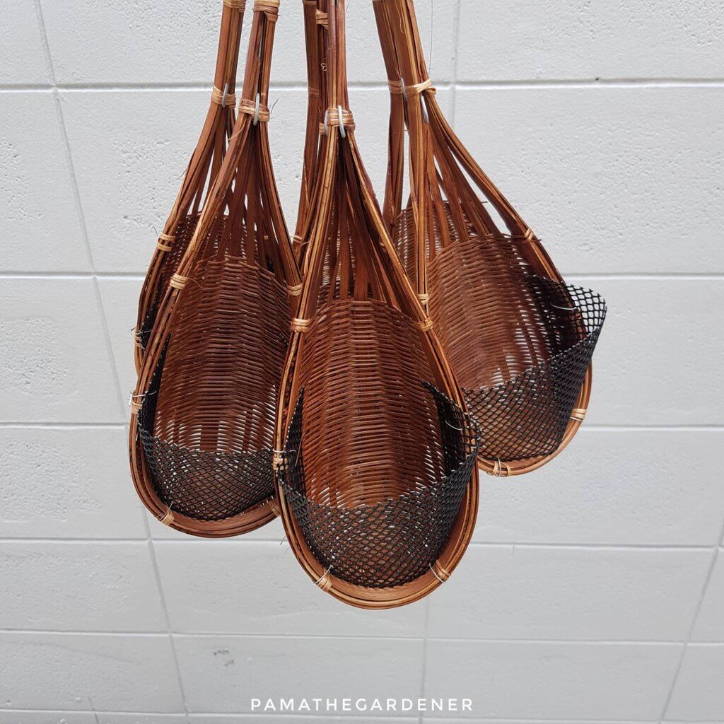 กระถางแขวนหวายสาน กระชอน กระถาง 4 นิ้ว