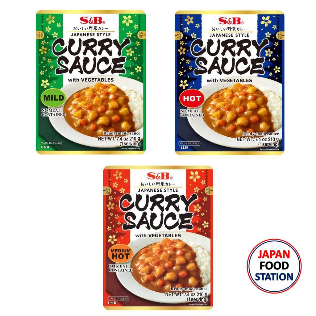 CURRY SAUCE แกงกะหรี่ญี่ปุ่นสำเร็จรูปผสมผักพร้อมทาน JAPANESE CURRY