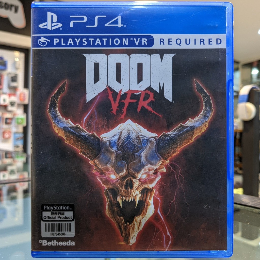 (ภาษาอังกฤษ) มือ2 PS4 DOOM VFR เกมPS4 แผ่นPS4 มือสอง (เล่นกับ PS5 ได้ PS VR Required PS Move Aim Con