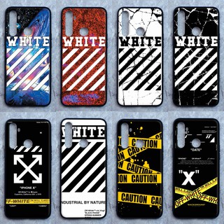 เคส Realme 5 / 5i / 5s / 6i / C3 ใช้เคสเดียวกัน ลายwhite ขอบนิ่มหลังแข็ง เคสมือถือ เคส Caseเคส TPU ขอบนิ่มหลังแข็