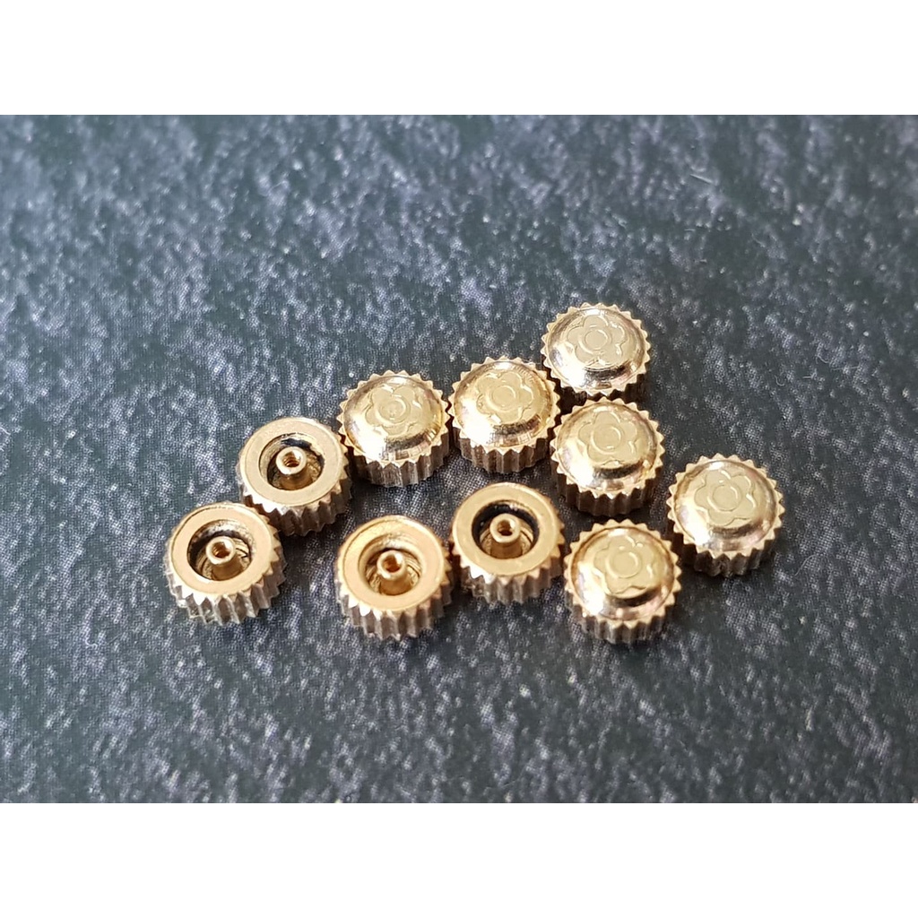 เม็ดมะยม titoni  สีทอง ขนาด 4.0mm
