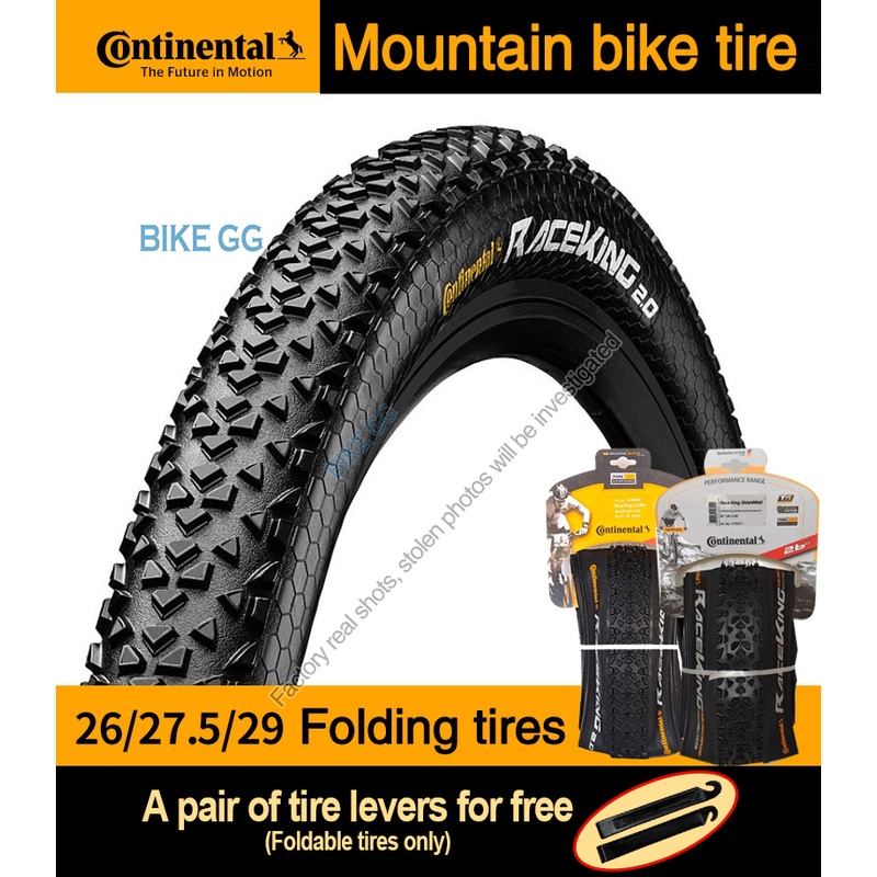 Continental Race Kingยางรถจักรยานเสือภูเขา แบบพับได้ ขนาด 26 27.5 29x2.0 2.2 ยางพับ