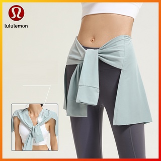 Lululemon  ใหม่ เสื้อท็อป เปิดไหล่ สไตล์ยุโรปและอเมริกา สําหรับเล่นกีฬา โยคะ YQ078