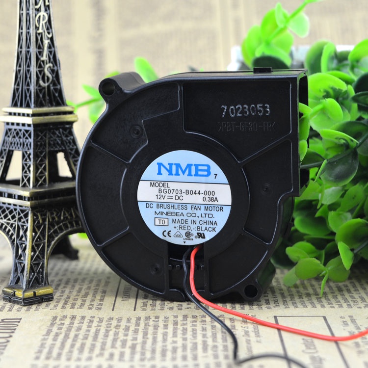 NMB BG0703-B044-00L 7cm7530 12v พัดลมเทอร์โบการปรับเปลี่ยนปริมาณอากาศสูง 0.38A