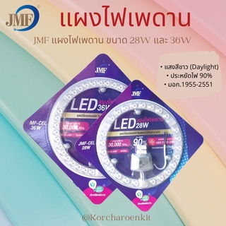 🎉 JMF แผงไฟแม่เหล็ก LED 28W และ 36W แสงสีขาว แผงไฟเพดาน สำหรับโคมซาลาเปา 🙌🏻ไม่ต้องเจาะยึด