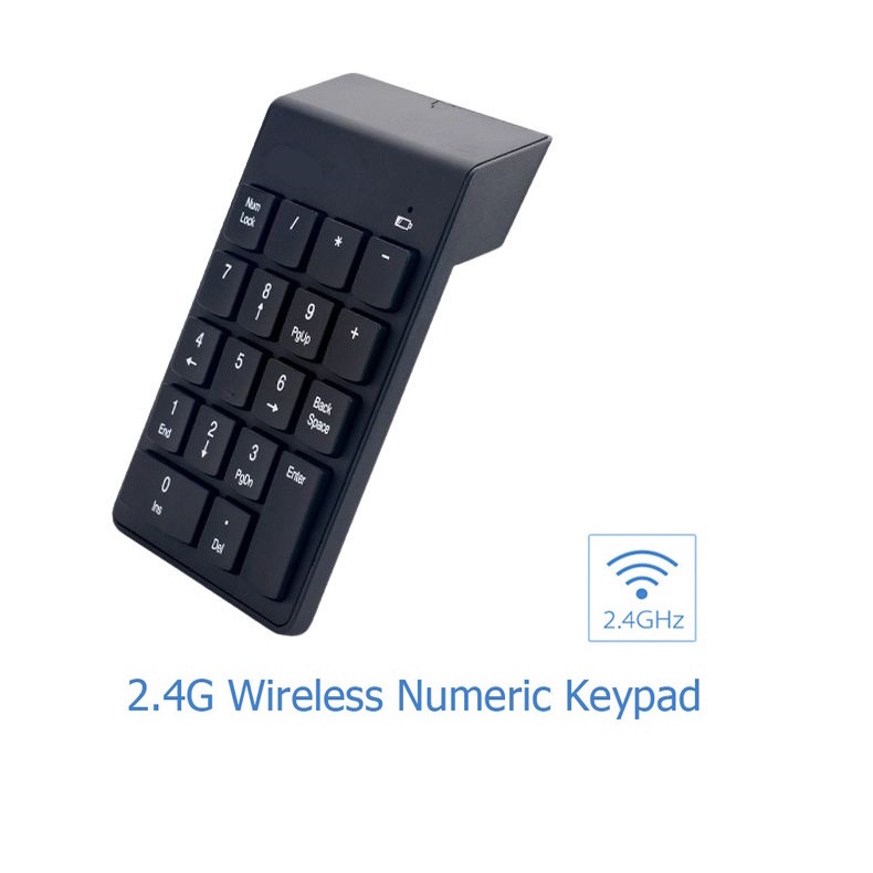 Numeric Keypad Wireless แป้นพิมพ์ตัวเลขไร้สาย รองรับ Computer Notebook ...