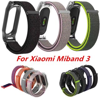 สายคล้องข้อมือไนล่อนสำหรับ Xiaomi Mi Band 3