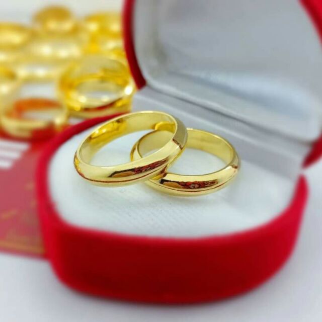 แหวนทองเกลี้ยง 1-2 สลึง ชุปเศษทองแท้หนา 5 ชั้น สวยเหมือนแท้ ไม่เขียวไม่ดำ หลีกเลี่ยงแอลกอฮอล์นะครับ