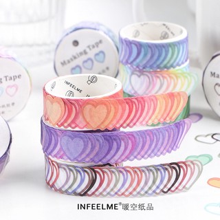 &lt;พร้อมส่ง&gt; Infeel Me สติ๊กเกอร์ ลายหัวใจ V.1 สติ๊กเกอร์ตกแต่ง, เครื่องเขียน, เทปวาชิ