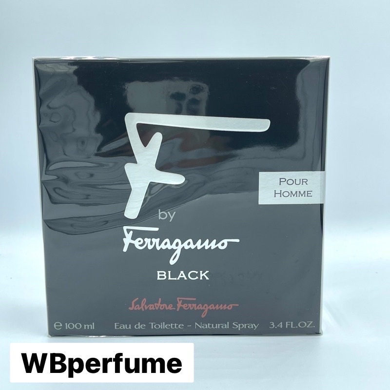น้ำหอมแท้100% Salvatore Ferragamo F By Ferragamo Black Pour Homme EDT 100ml