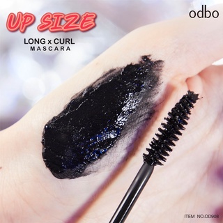 OD908 ODBO UP SIZE x CURL MASCARA โอดีบีโอ มาสคาร่า งอน เด้ง ยาว หนา มีไฟเบอร์สูตรกันน้ำ