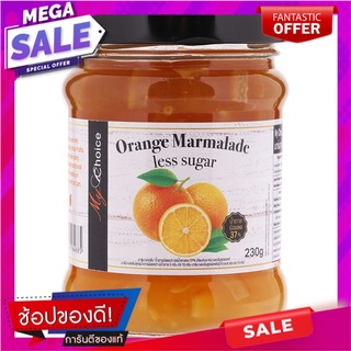 My Choice Brand Orange Marmalade Less Sugar Formula 230g. My Choice Brand Orange Marmalade Less Sugar Formula 230g.