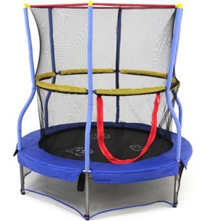 นำเข้า🇺🇸 แทรมโพลีน มีเสียง Skywalker Bounce-N-Learn 55" Round Trampolines with Safety Enclosure ขนาด 55 นิ้ว ราคา 6190