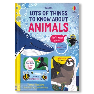 DKTODAY หนังสือ USBORNE LOTS OF THINGS TO KNOW ABOUT ANIMALS