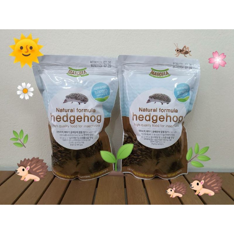 พร้อมส่ง อาหารเม่นแคระ Mascota 600กรัม จากเกาหลี