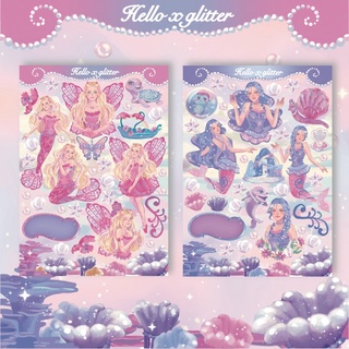 𝗠𝗲𝗿𝗺𝗮𝗱𝗶𝗮 🧜🏻‍♀️💖🧚🏻‍♀️✨ sticker pvc by helloxglitter♡︎